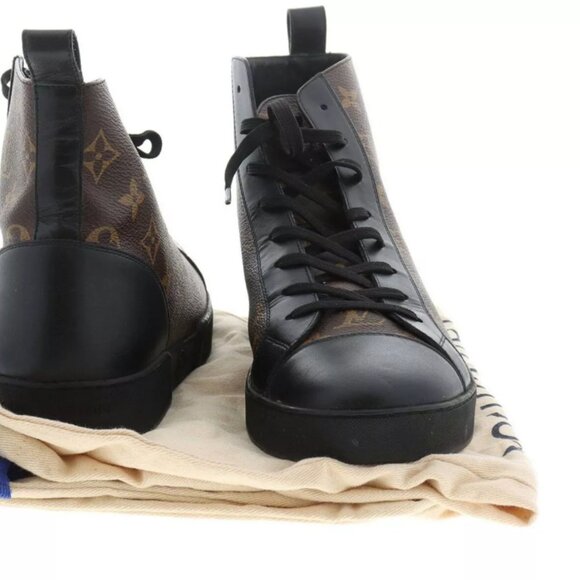 Louis Vuitton Match Up monogram canvas high tops 2017 Size 9. Used, with sleeper - Picture 2 of 5